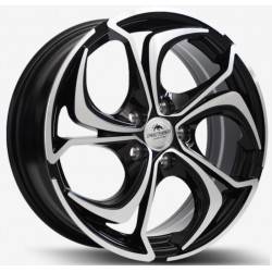 Cerchi in lega Forzza Aktia 6.5x16 Black Face Machined