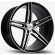 Cerchi in lega Forzza Bosan 8.5x19 Black Matt Face Machined