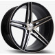 Cerchi in lega Forzza Bosan 9.5x19 Black Matt Face Machined