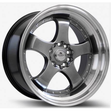 Cerchi in lega Forzza Flamber 8.5x18 Hyper Black/Lip Machined