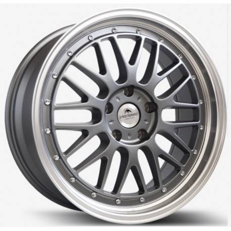 Cerchi in lega Forzza Brave 9.5x19 Gun Half Matt/Lip Machined