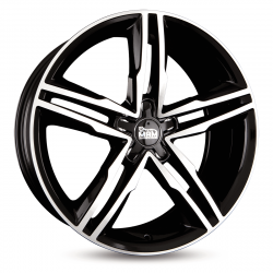 Cerchi in lega Mam A1 8.0x18 Black Front Polish