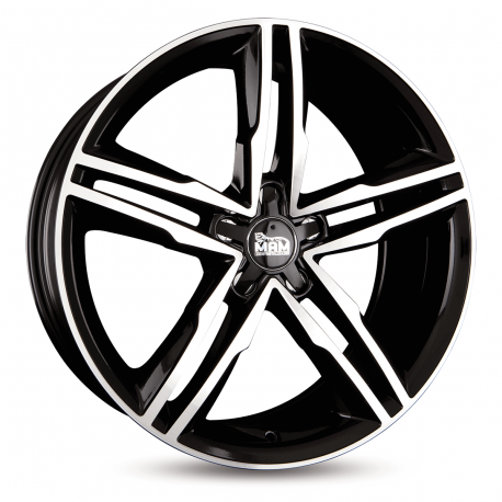 Cerchi in lega Mam A1 8.0x18 Black Front Polish