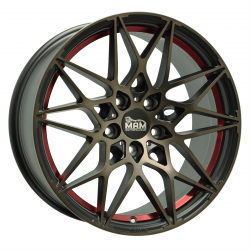 Cerchi in lega Mam B2 8.5x19 Bronze Red Inside