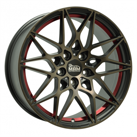 Cerchi in lega Mam B2 8.5x19 Bronze Red Inside