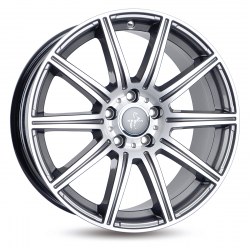 Cerchi in lega Keskin KT16 8.0x18 Palladium Front Polish