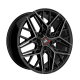 Cerchi in lega Keskin KT25 8.5x20 Black Secret Diamond
