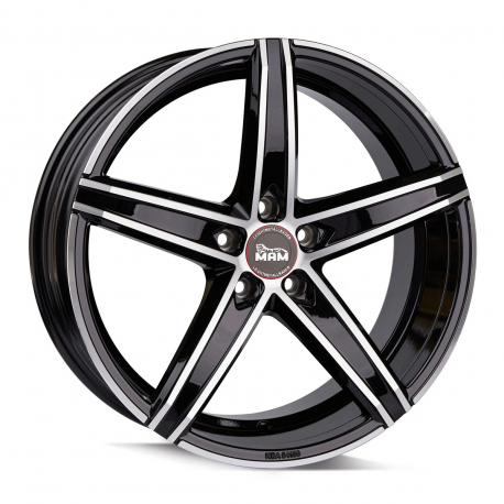 Cerchi in lega Mam OX-18 8.5x19 Black Front Polish