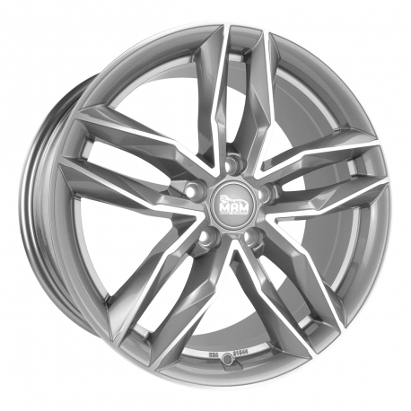 Cerchi in lega Mam RS3 8.5x19 Palladium Front Polish