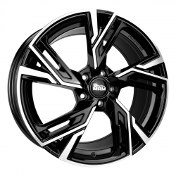Cerchi in lega Mam RS5 8.0x18 Black Front Polish