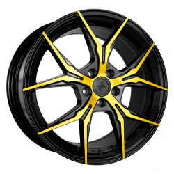 Cerchi in lega Keskin KT19N 8.5x19 Black Front Gold