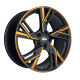 Cerchi in lega Mam RS5 8.5x20 Matt Black Front Copper
