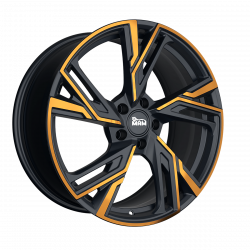 Cerchi in lega Mam RS5 8.5x20 Matt Black Front Copper