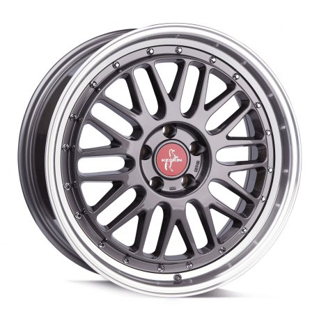 Cerchi in lega Keskin KT22 8.5x19 Titan Grey Lip Polish
