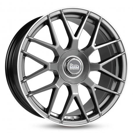 Cerchi in lega Mam GT1 8.5x20 Palladium Lip Polish