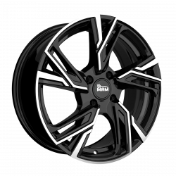 Cerchi in lega Mam RS5 6.5x16 Black Front Polish