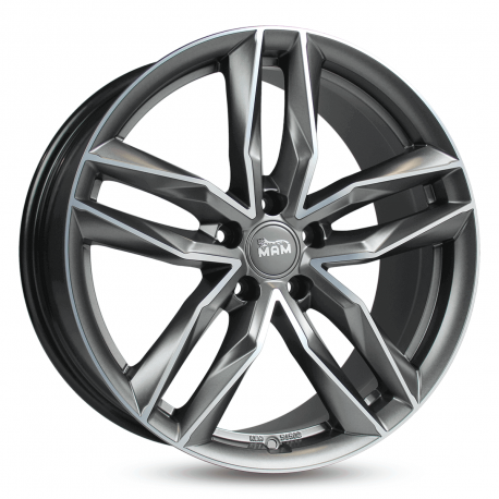 Cerchi in lega Mam RS3 8.0x18 Matt Palladium Front Polish