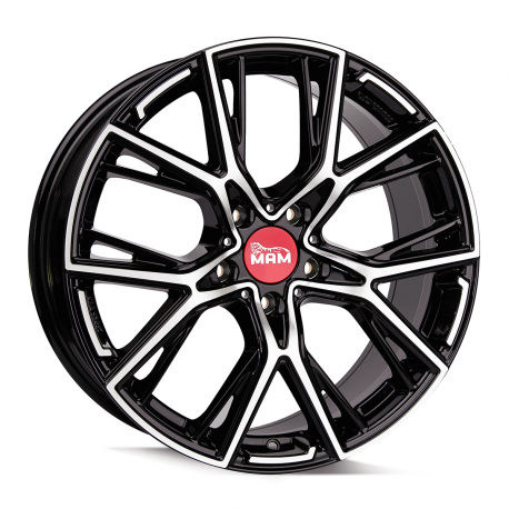 Cerchi in lega Mam B4 8.5x19 Black Front Polish
