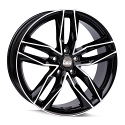Cerchi in lega Mam RS3 8.0x18 Black Front Polish