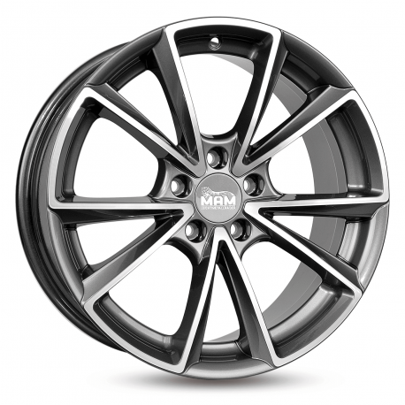 Cerchi in lega Mam A5 8.0x18 Palladium Front Polish