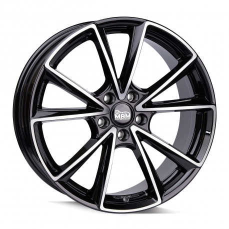 Cerchi in lega Mam A5 8.0x18 Black Front Polish