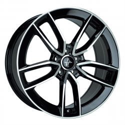Cerchi in lega Keskin KT21 7.5x17 Black Front Polish