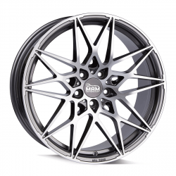 Cerchi in lega Mam B2 8.0x18 Palladium Front Polish