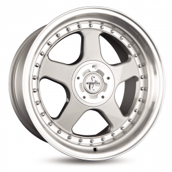 Cerchi in lega Keskin KT1 10.0x18 Silver Lip Polish
