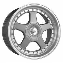 Cerchi in lega Keskin KT1 10.0x18 Titan Grey Lip Polish