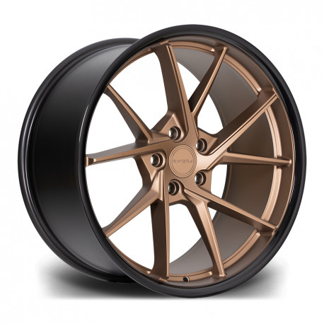 Cerchi in lega Riviera RF1 8.5x19 Matt Bronze Gloss Black Lip
