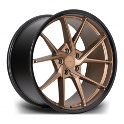 Cerchi in lega Riviera RF1 10.0x20 Matt Bronze Gloss Black Lip