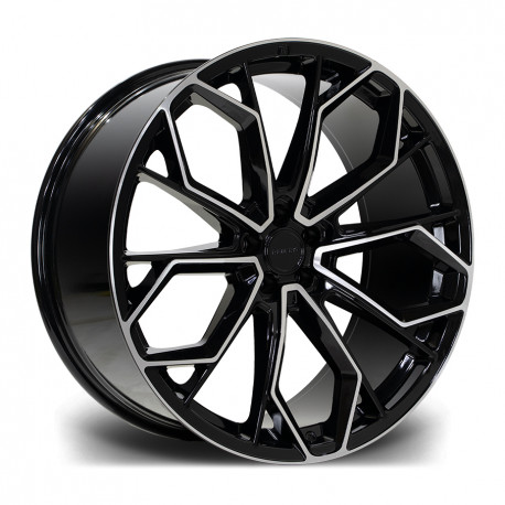 Cerchi in lega Riviera RV133 10.5x23 Black Polished