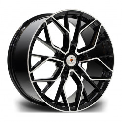 Cerchi in lega Stuttgart SF12 8.5x19 Black Polished