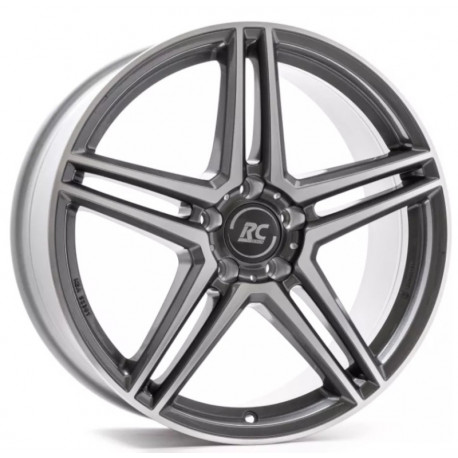 Cerchi in lega Rc Design RCD17 6.5x17 Himalaya Grey Full Polished