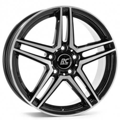 Cerchi in lega Rc Design RCD17 6.5x17 Gloss Black Full Polished