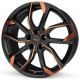 Cerchi in lega Rc Design RC34 8.5x20 Black Orange Matt