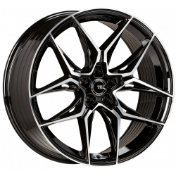 Cerchi in lega TEC Speedwheels GT9 9.0x19 Black Gloss Front Polished