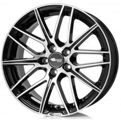 Cerchi in lega Brock B34 7.5x17 Black Glossy Polished
