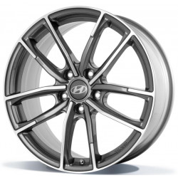 Cerchi in lega Brock B38 8.0x18 Himalaya Grey Full Polished