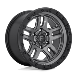 Cerchi in lega Fuel Ammo 9.0x18 Matte Gun Metal Black Bead Ring