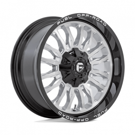 Cerchi in lega Fuel Arc 10.0x20 Silver Brushed Face With Milled Black Lip