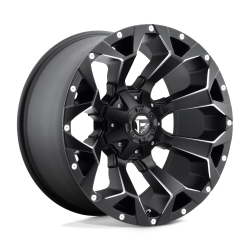 Cerchi in lega Fuel Assault 8.5x17 Matte Black Milled