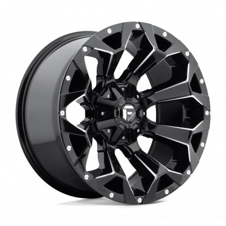 Cerchi in lega Fuel Assault 9.0x17 Gloss Black Milled