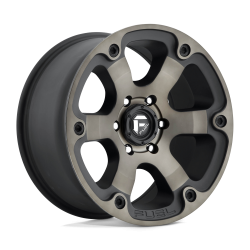 Cerchi in lega Fuel Beast 9.0x17 Matte Black Double Dark Tint