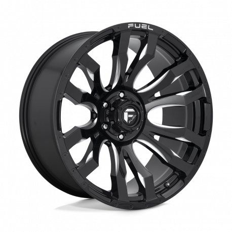 Cerchi in lega Fuel Blitz 10.0x22 Gloss Black Milled