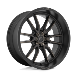 Cerchi in lega Fuel Clash 10.0x22 Matte Black Double Dark Tint
