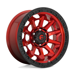 Cerchi in lega Fuel Covert 9.0x20 Candy Red Black Bead Ring