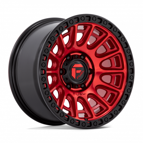 Cerchi in lega Fuel Cycle 8.5x17 Candy Red With Black Ring