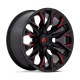 Cerchi in lega Fuel Flame 9.0x20 Gloss Black Milled With Candy Red