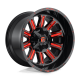 Cerchi in lega Fuel Hardline 10.0x20 Gloss Black Red Tinted Clear